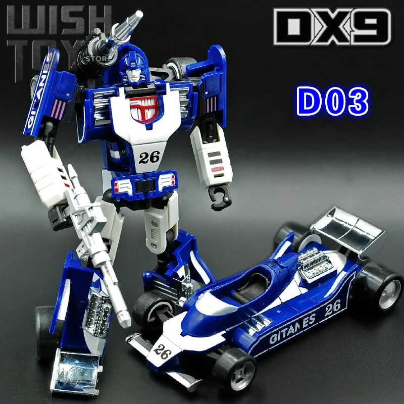 Трансформер DX9 D 03 D03 Невидимый Мираж F1 формула 1 гоночный автомобиль экшн фигурка