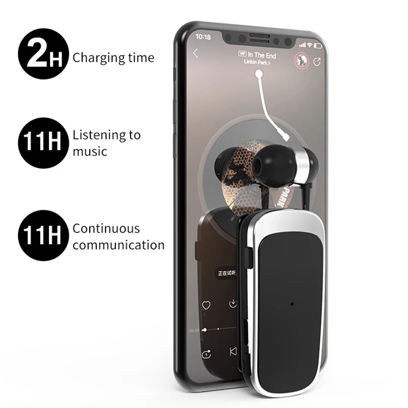 Наушники LYMOC с Bluetooth беспроводные наушники шумоподавлением спортивные гарнитура