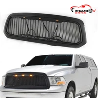 citycarauto modified exterior grill front led racing grill grills fit for dodge ram 1500 2013 2018 mesh grille shell led