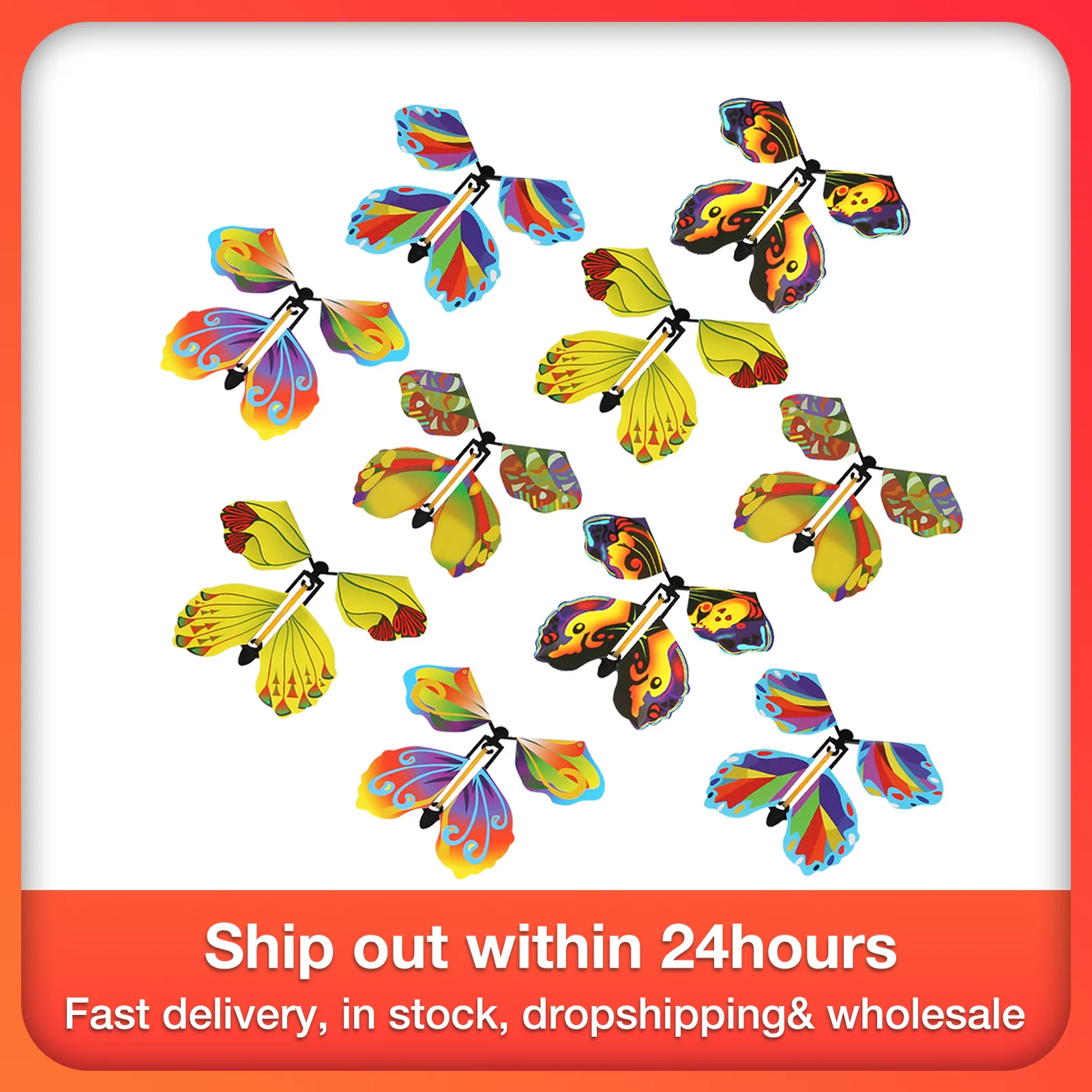 10 шт. ребенок производительность для фокусов трюки в форме летающих бабочек