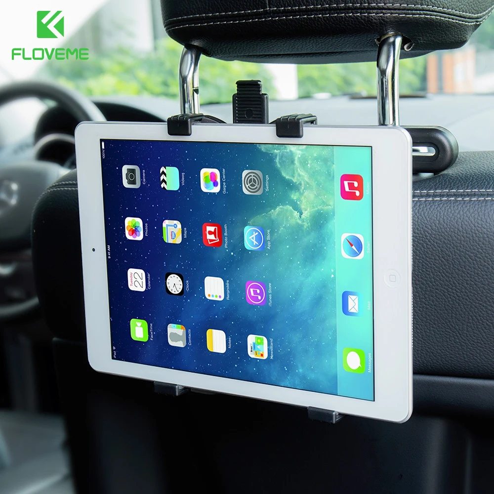 Car Back Seat Tablet Headrest Mount Holder Stand For SAMSUNG Mipad 2 iPad 2/3/4 Air 5 Air 6 ipad mini 1 2 3 4 Tablet PC Bracket