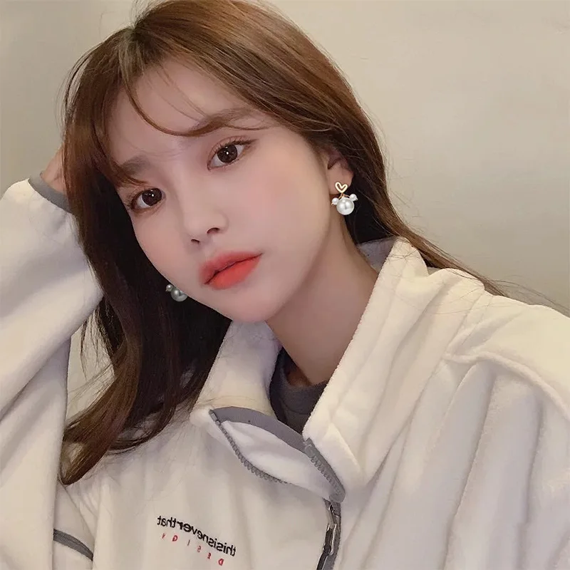 Новинка 2019 корейское металлическое Золотое любовное сердце геометрические