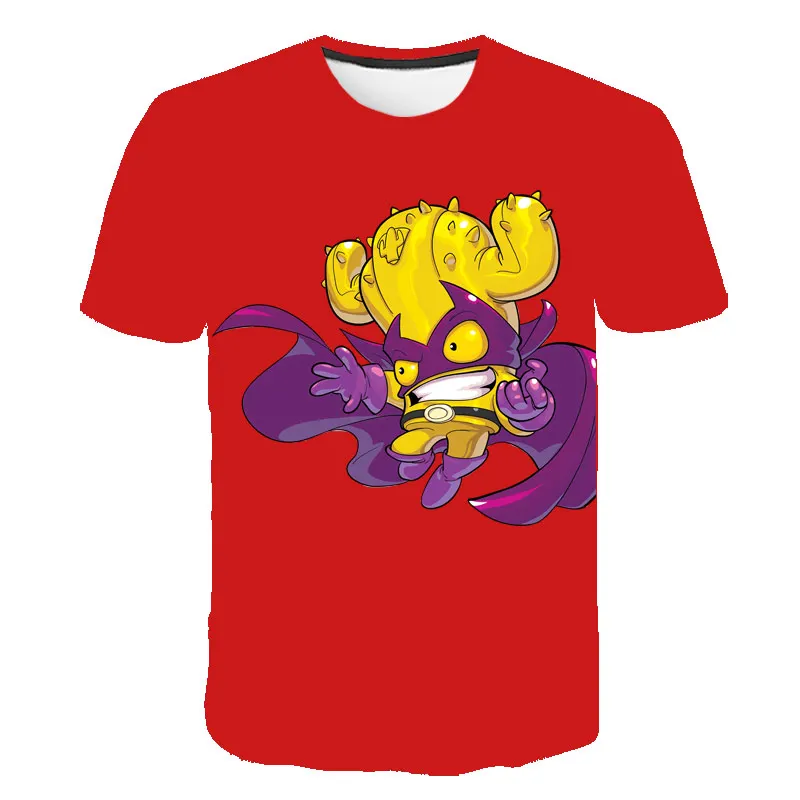 

3D Print Super Zings T Shirt Boys Clothes Kids Summer Tops Cartoon Funny Short Sleeve 2021 Fashion Children Tees Street Style