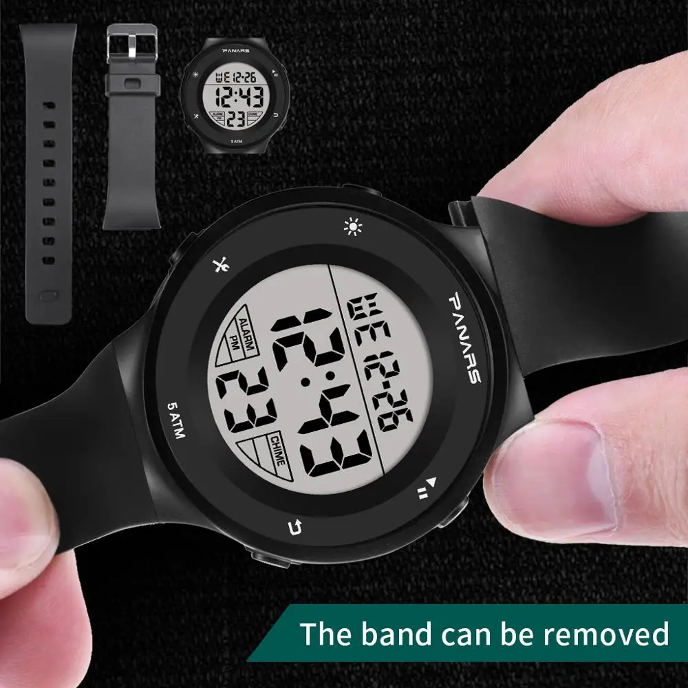 Студенческая Мода красочные светящиеся многофункциональные WR50M