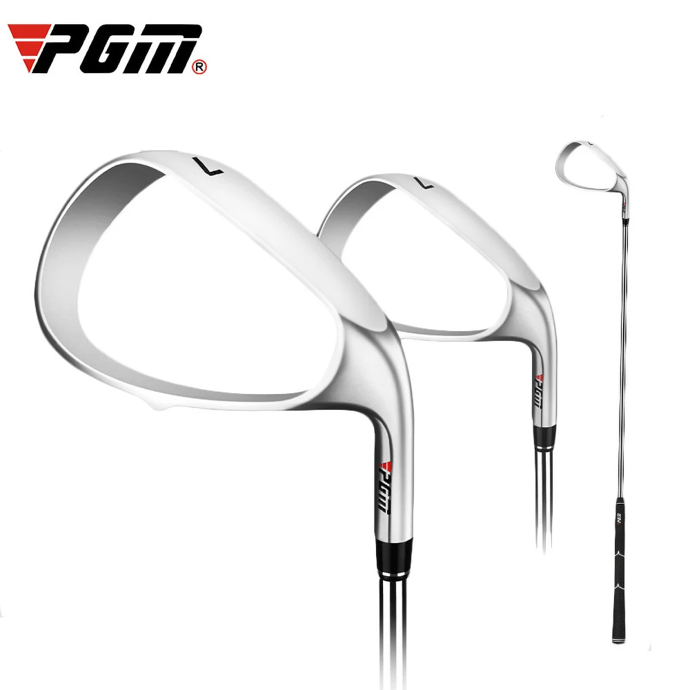 

PGM 2021 Golf Scraper Club Swing Trainer Auxiliary Correction Training Posture Stainless Steel Silver Trainer