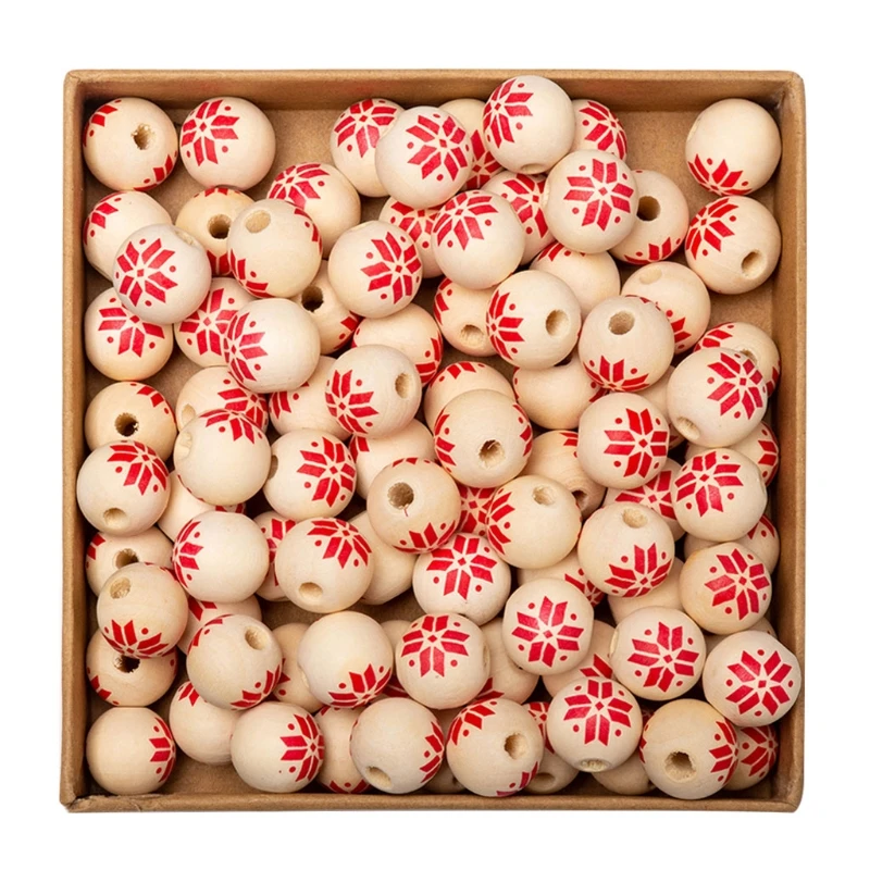 

10 Pcs Wooden Beads for Crafts Assorted Unfinished Wood Beads Used for Garland Farmhouse Decor Jewelry Making