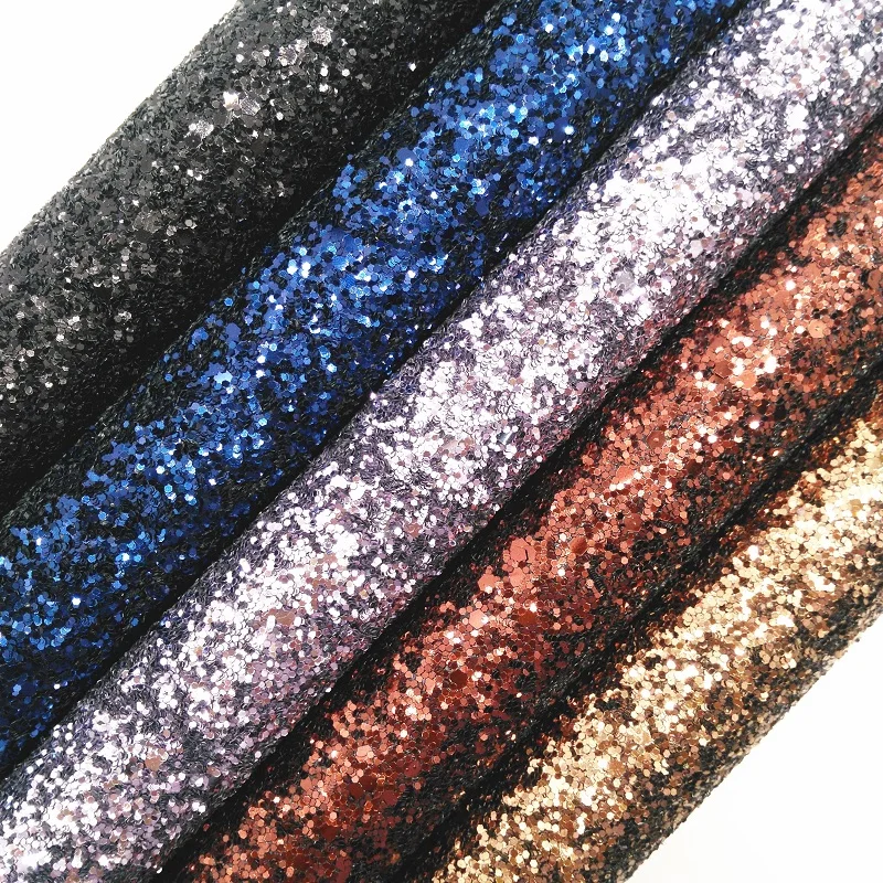 Amonglitter черная темно-синяя массивная блестящая кожа тканевые листы ткань для