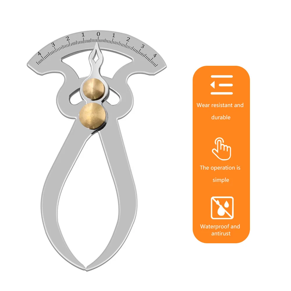 

Feeler Gauge Stainless Steel ID OD Caliper Waterproof Portable Thickness Woodworking Wooden Tenon Gauge Ruler
