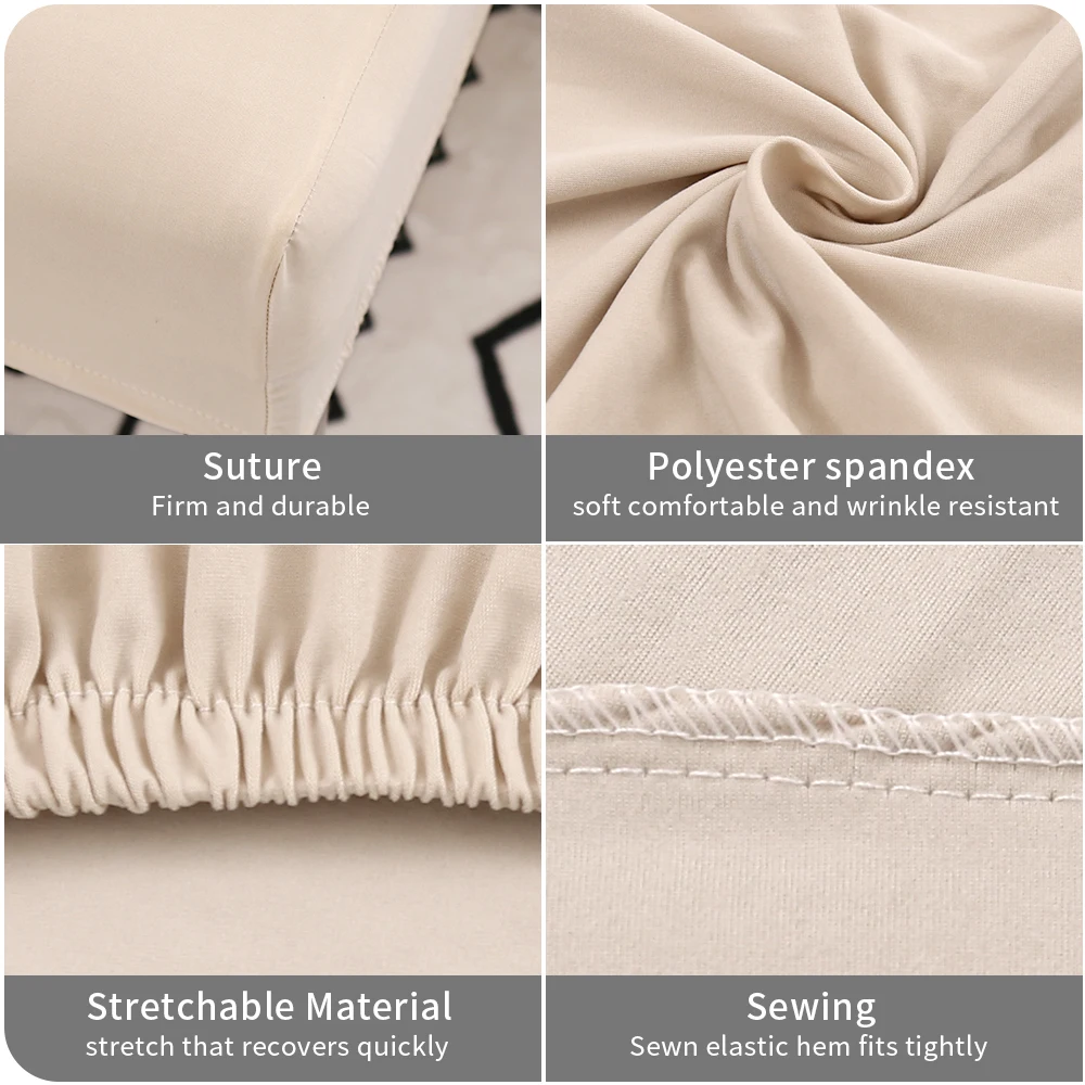 Однотонный эластичный Чехол для стула белый чехол столовой кухни свадьбы