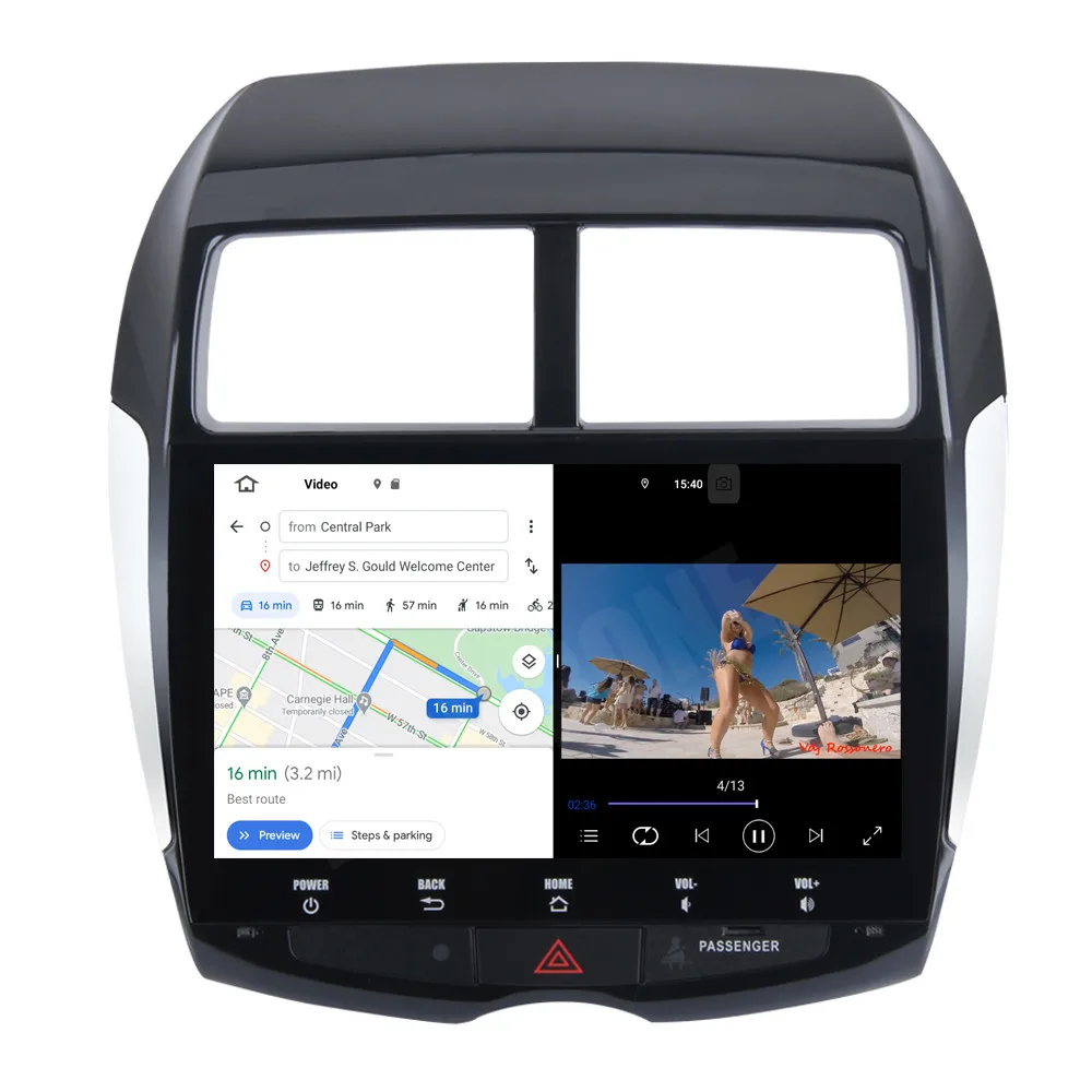 Восьмиядерный Android 10 автомобильный радиоприемник для Mitsubishi ASX Peugeot 4008 Citroen C4 с