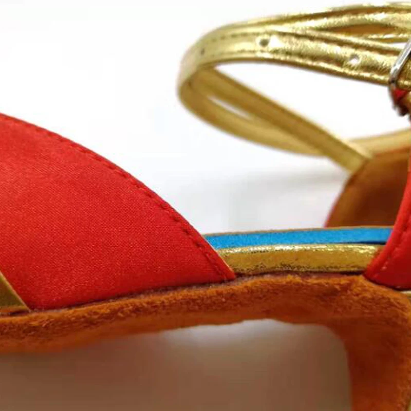 Туфли женские для латиноамериканских танцев обувь Танго/бальных низкий каблук 3-4