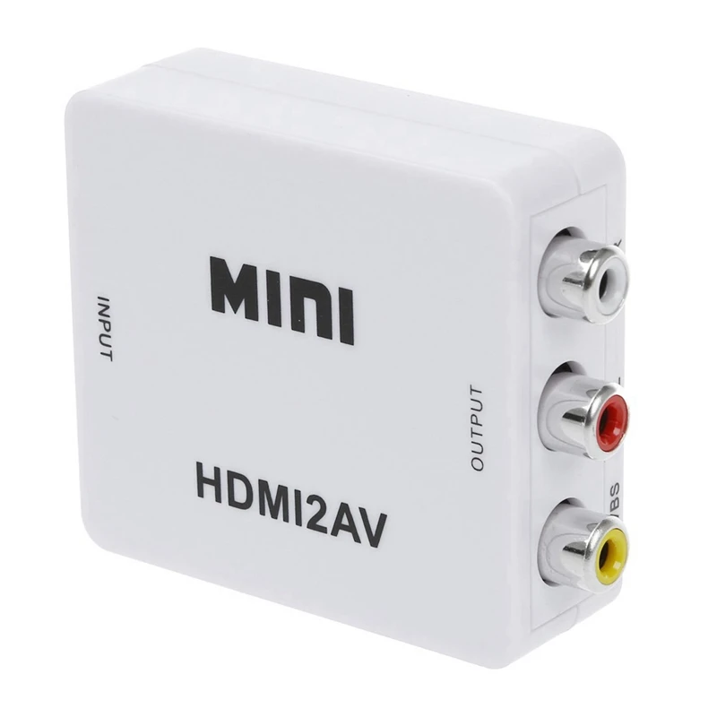 1 шт. HDMI RCA видео и o конвертер адаптер &amp 2-полосная 6P4C RJ11 модульного Телефона