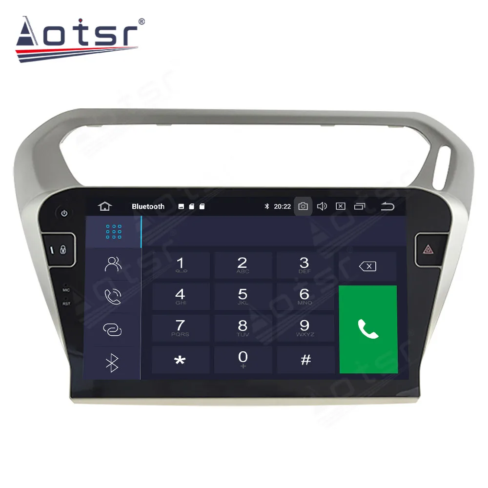 Android 10 PX5/PX6 Автомобильный плеер GPS-навигация для Peugeot 301 2013-2016 автомобильное радио