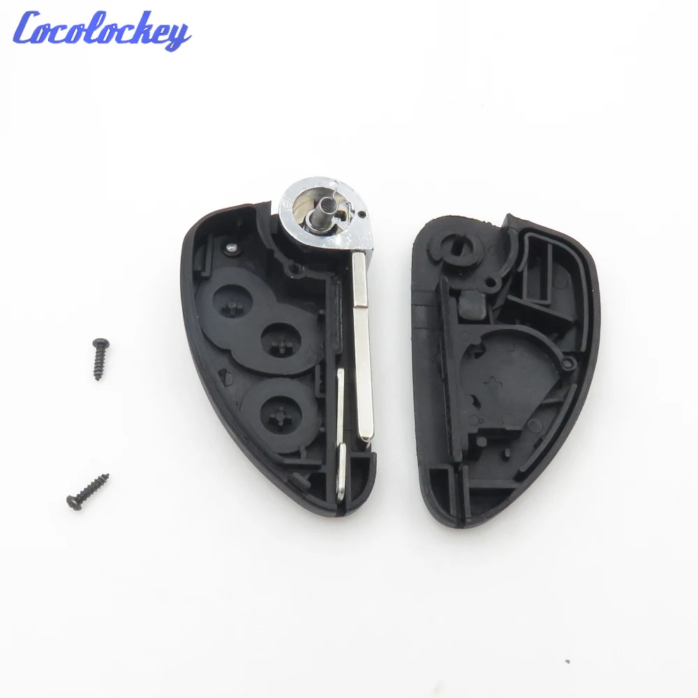 Замена Cocolockey 3 кнопки раскладной дистанционный чехол для ключей подходит Alfa Romeo 147