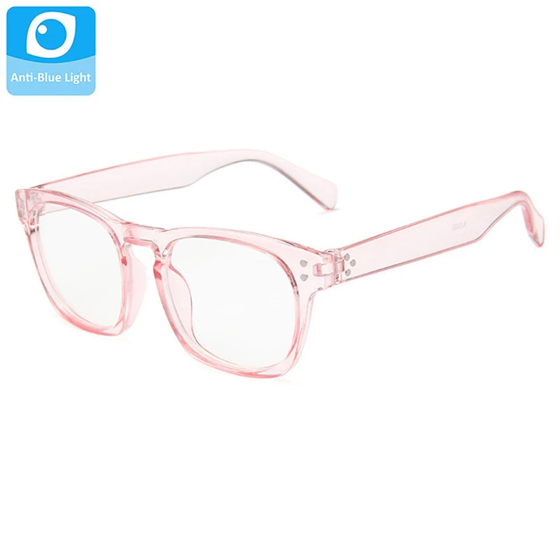 Очки в стиле ретро с защитой от синего света и квадратной оправой женские