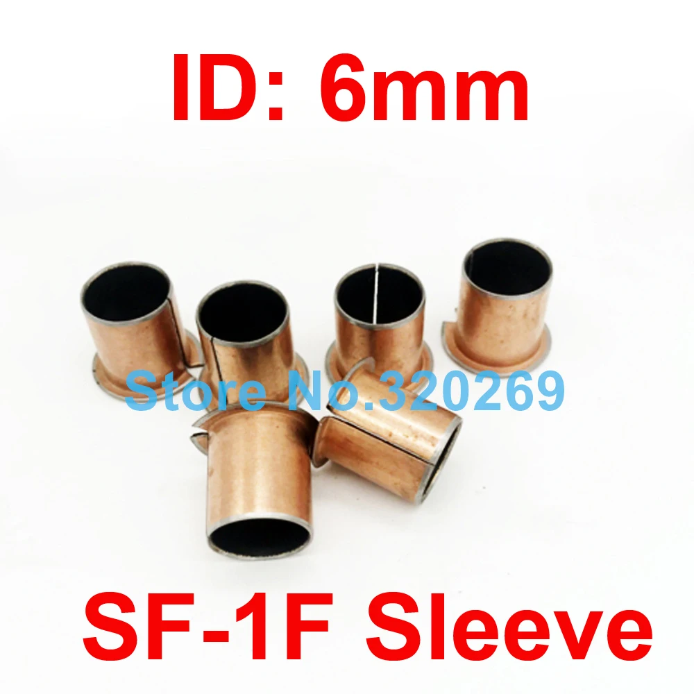 10 шт. SF-1F 06040 0607 0608 0610 0612 фланец самосмазывающиеся подшипник способный работать