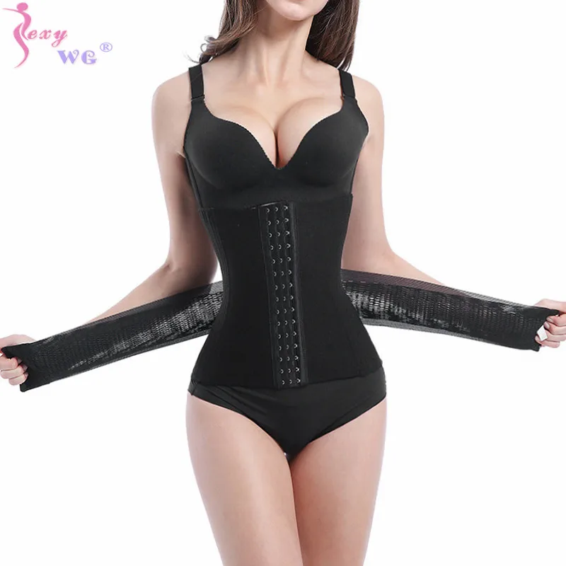 

SEXYWG Women's Waist Trainer Shapers Waist Control Corset Slimming Belt Shaper Body Shaper Modeling Strap Belt Double Closure
