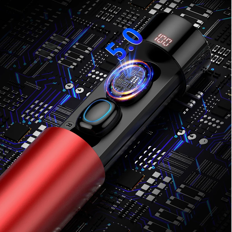 Touch TWS True Bluetooth наушники 6D стерео беспроводные мини водонепроницаемые с зарядным