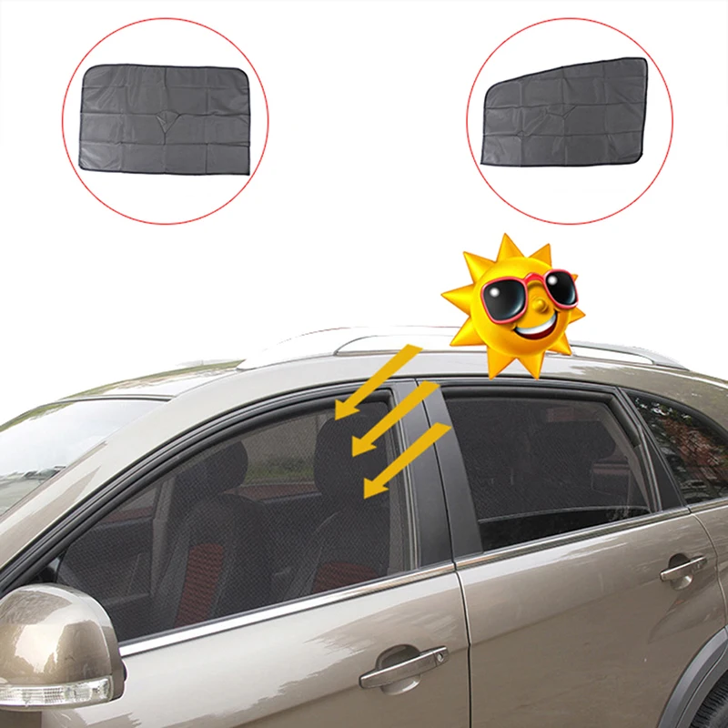 

Summer Magnetic Car Sun Shade UV Protection Car Curtain Side Window Sunshade