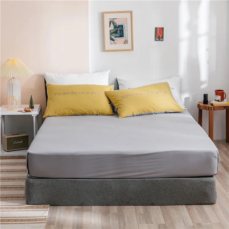 

Standard Pillow Case Sleeping Cover Sxy White Cotton Bedding Set Home Decor Ornamental For Living Room Cushion Embroidered F034