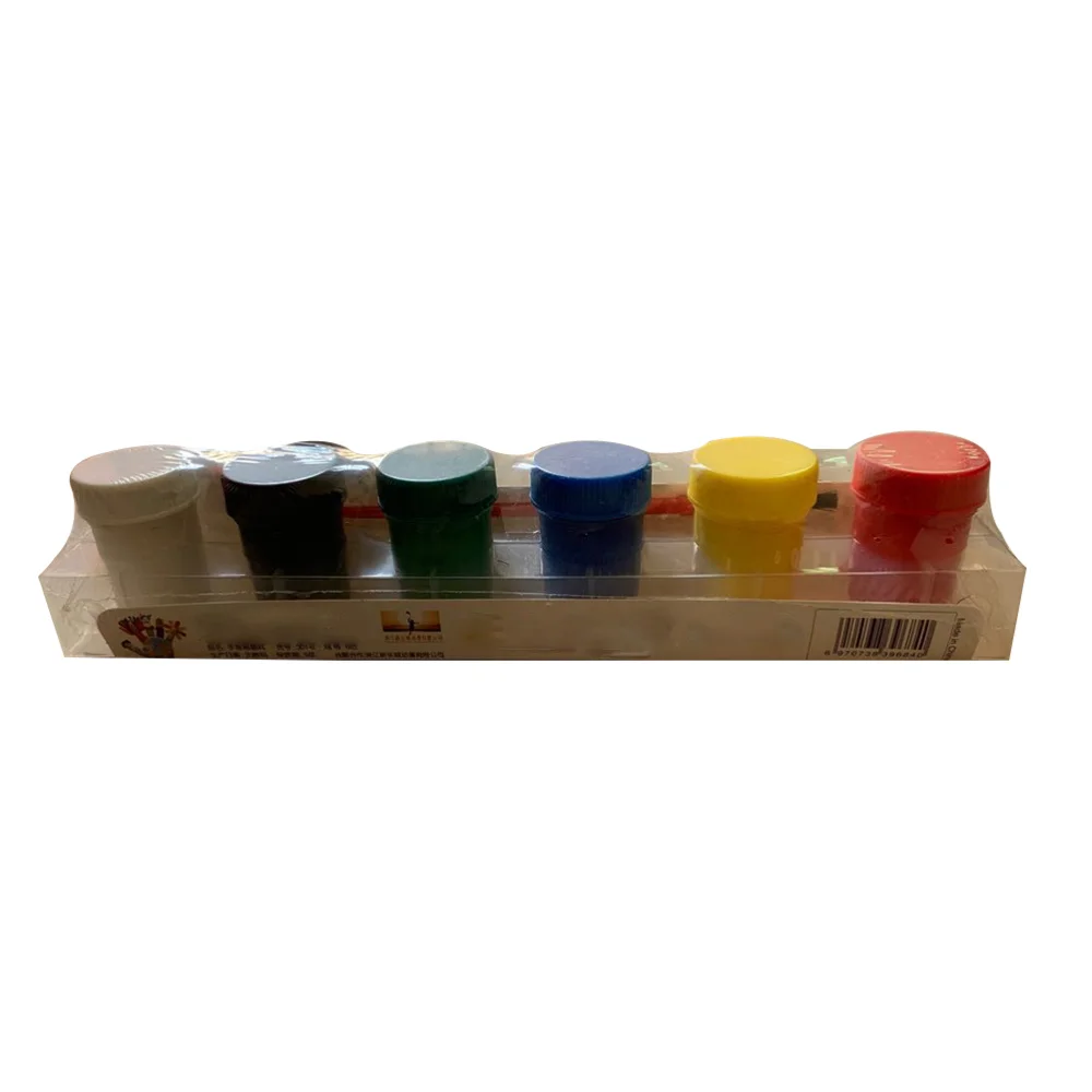 

6 pcs Colorful Finger Painting Diy Safe Washable Finger Painting Educational Color Graffiti Painting for Kids Baby