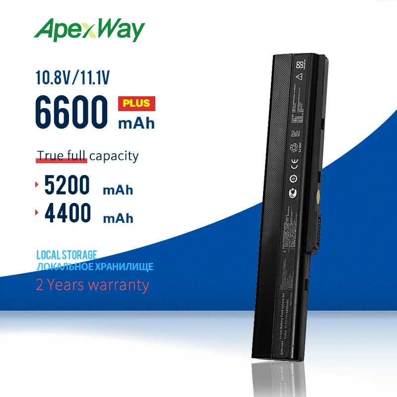 6600mAh 11 1 V Аккумулятор для ноутбука Asus A52 A31 K52 A41 A42 A32 X42E K42JB PRO8F K52F K52J A52J A52F A52JB A52JK