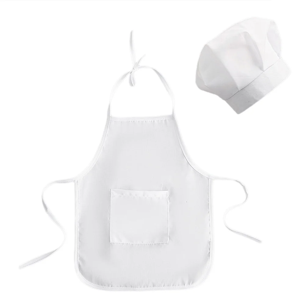 

Photography Props Cheft Hat Adorable Apron Cosplay Chef Clothes for Baby Newborn Infant (Boy Style, White, Size)