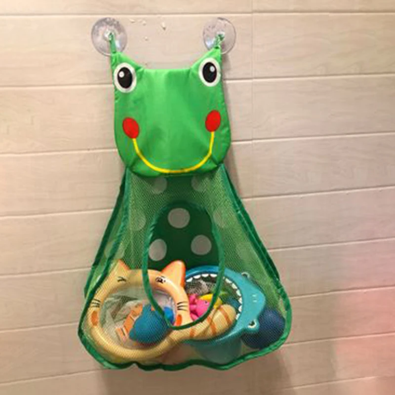 Детская сетка для хранения игрушек ванной комнаты Сетчатая Сумка мультяшных