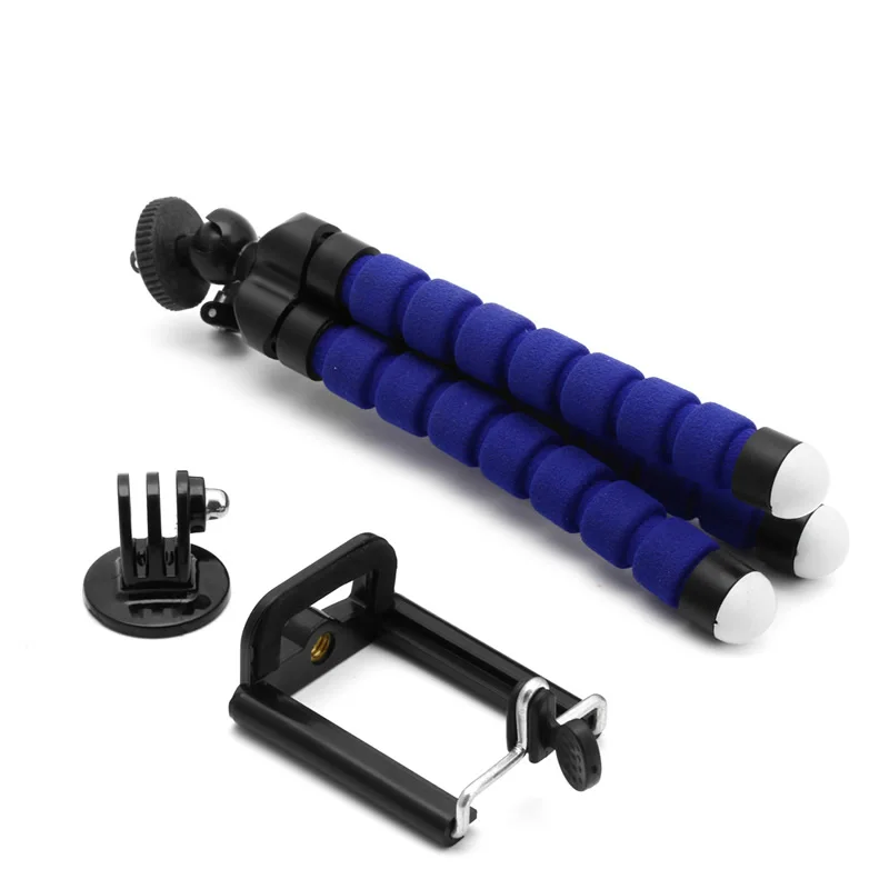 

Mini Blue Tripod Flexible Octopus Holder Bracket Stand Mount for Apple iPhone K92F