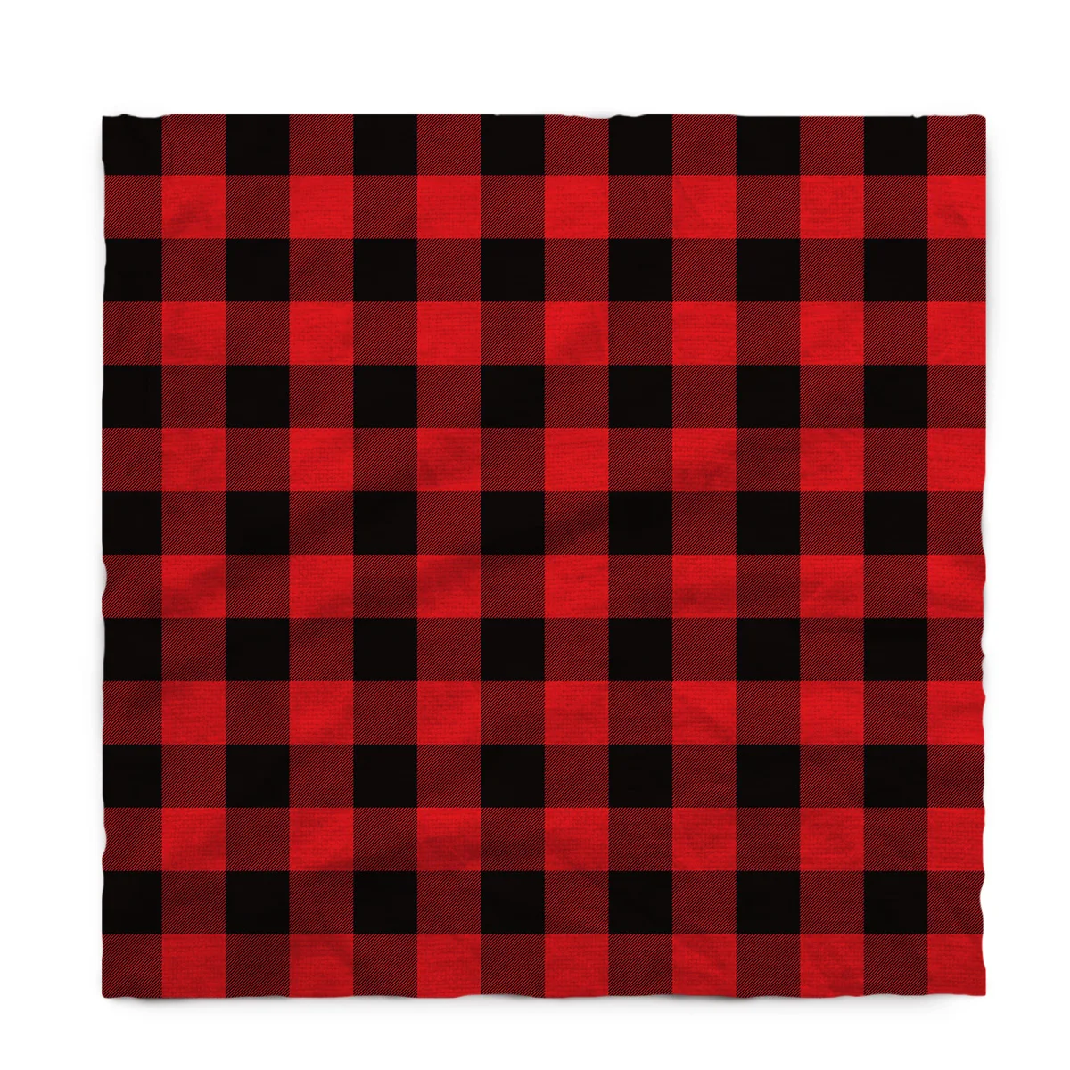 Красно-черная клетчатая Геометрическая скатерть аксессуары для стола