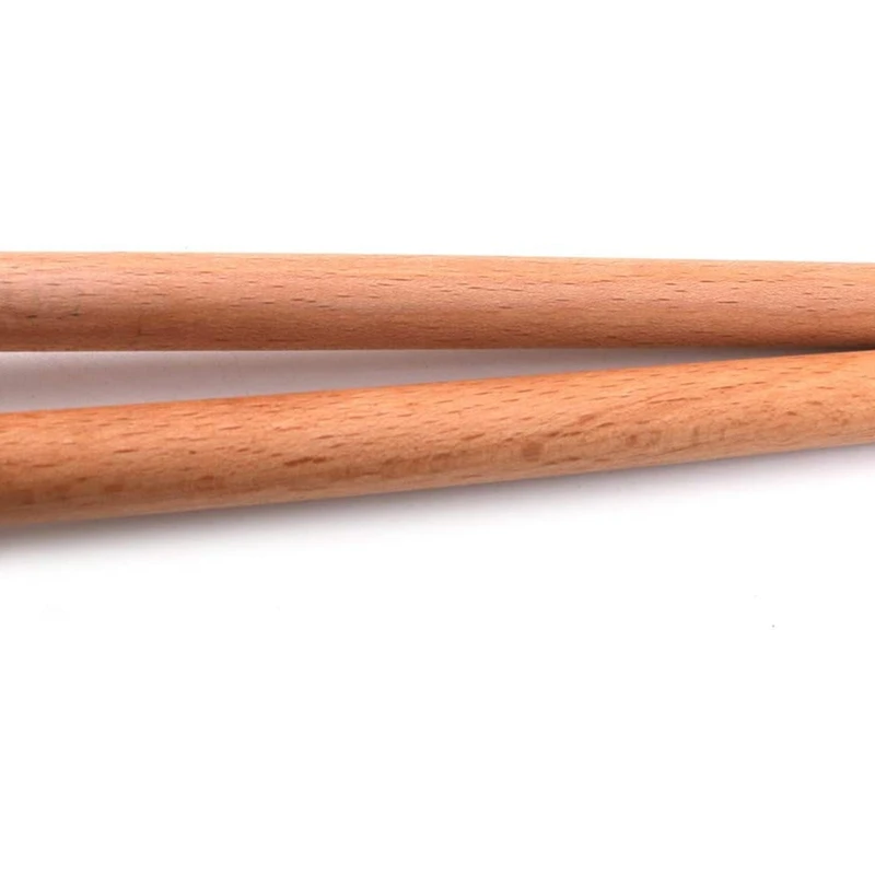 

2 Pcs Timpani Mallet Drumstick Felt Head Wood Handle Anti-Slip Bass Drum Sticks Indispensable Accessory for Musical Instrument