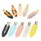 1 шт.; Платье для девочек из ацетата бесшовные заколка для волос Для женщин не сгибать челки заколка утка заколки для Волос Стайлинг Инструмент для T-show аксессуары для волос