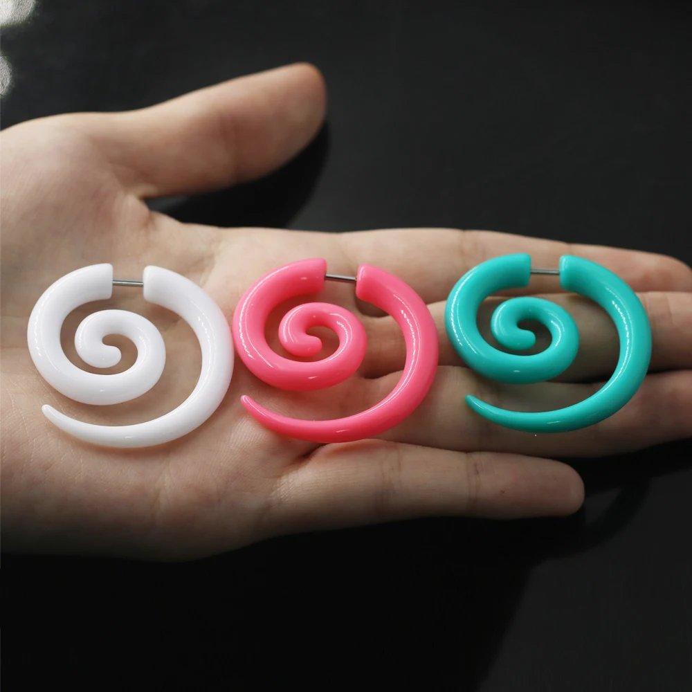 1 шт. акриловые бусины спираль винтовой подшипник с коническим поддельный