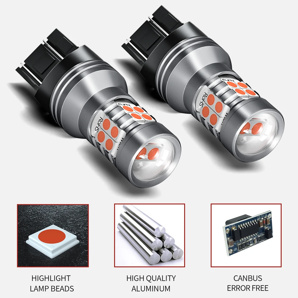 2 светодиодный т. светодиодные лампы для стоп-сигнасветильник W21W 7440 7443 T20 |