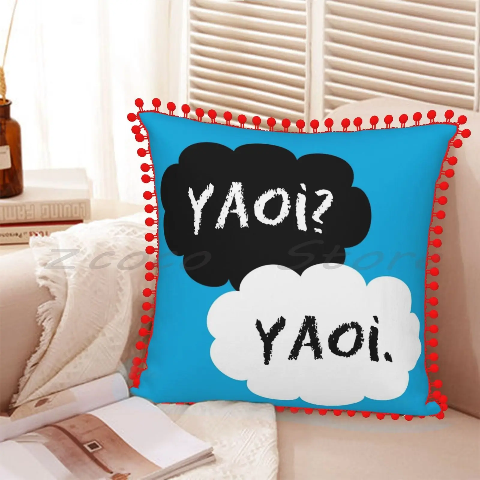 Yaoi? Yaoi. Чехол для телефона из льняной плюшевой бархатной ткани с принтом на заказ