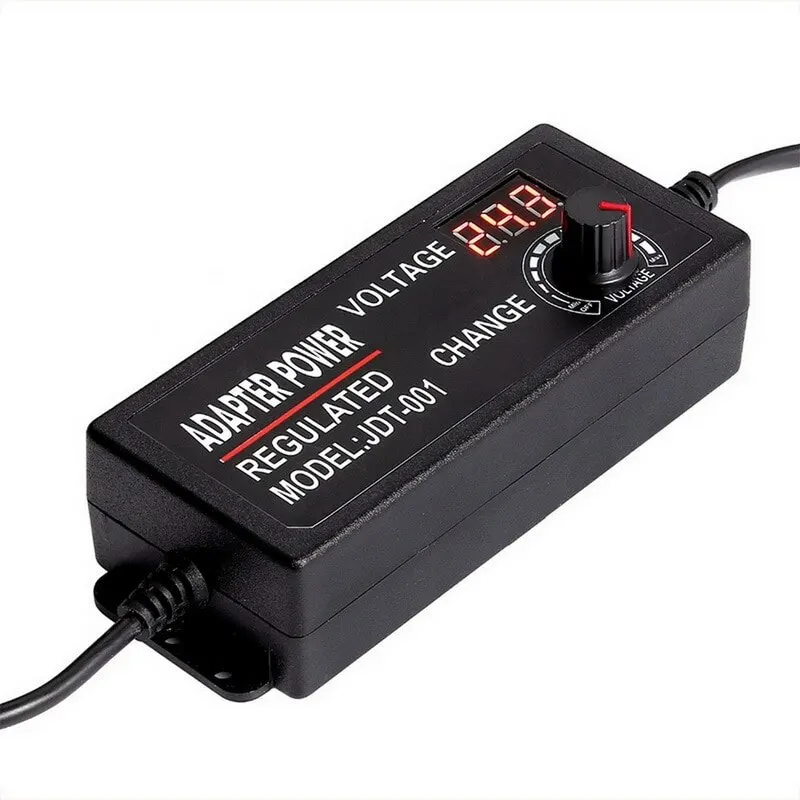 Регулируемый универсальный адаптер с 100-240 В переменного тока на 3-12 в 3-24 9-24