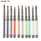 Кисть KADS для акрилового УФ-геля, лайнер, рисование, ручка для росписи лаком для ногтей кисть для ногтей, градиент, кристалл, ручка, маникюр, инструмент для дизайна ногтей
