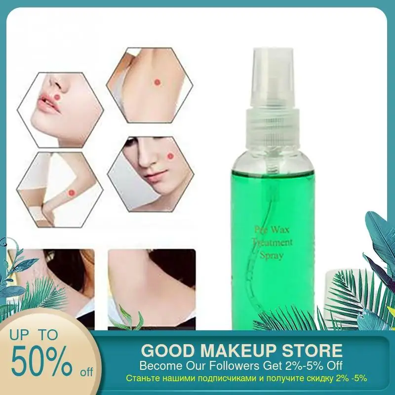 1 Green BottleUnisex спрей для безболезненного удаления волос на теле лечения воска
