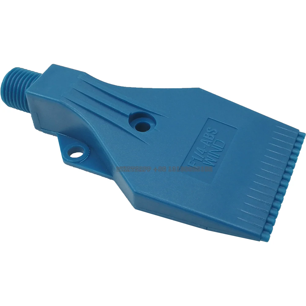 

1/4" Air Blower Nozzle For Drying,Plastic Blow Nozzle compress,ABS Air Nozzle With 16 Blowing Hole Blowing Wind Jet Spray Nozzle