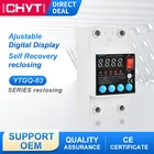 Защита от перенапряжения, автоматический выключатель утечки, параметры регулируемой сигнализации, ЖК-цифровой дисплей, самовосстанавливающийся переход