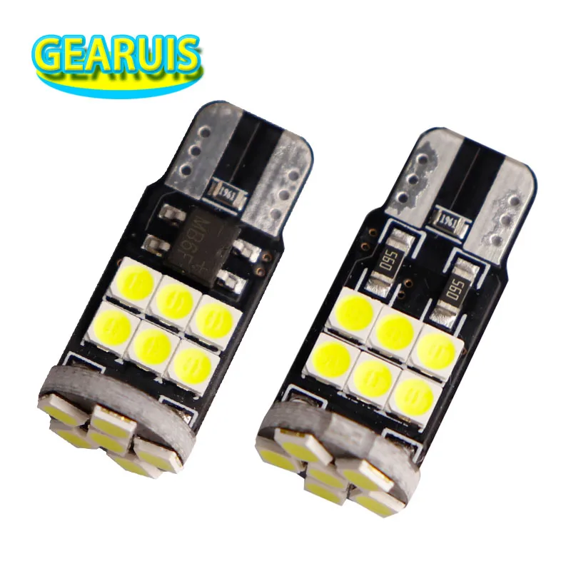 10 шт. T10 неполярный 1 Вт светодиодных чипов 18 SMD 3030 светодиодный 90MA 168 194 501 W5W авто