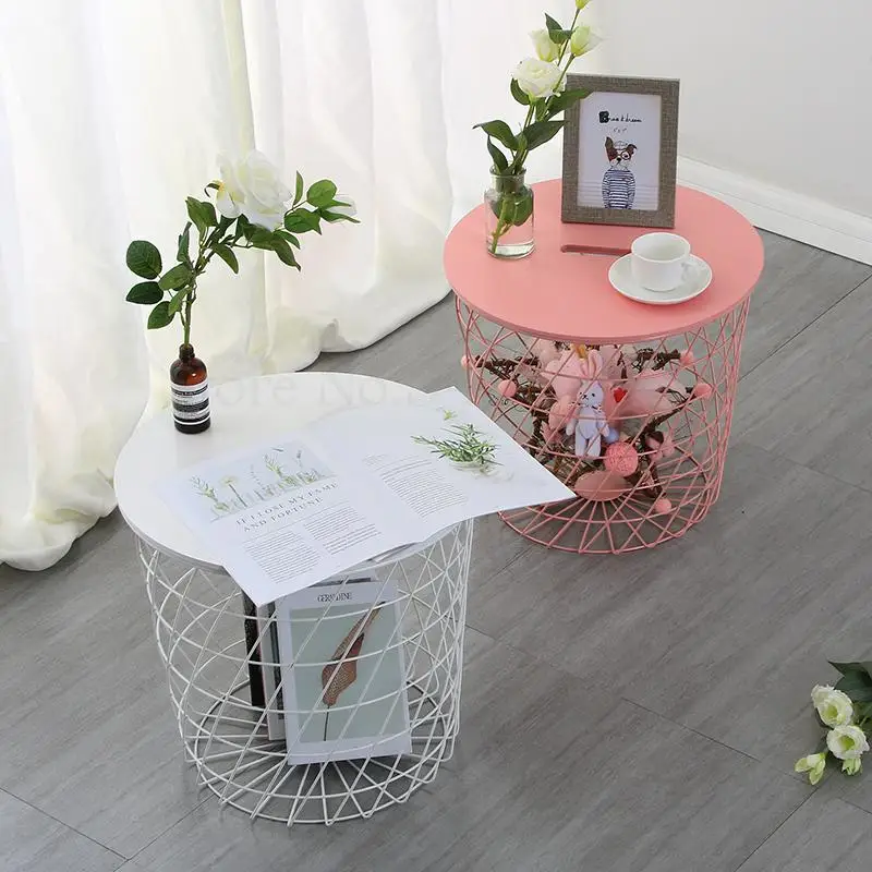 Кованый столик в скандинавском стиле простой современный кофейный для спальни