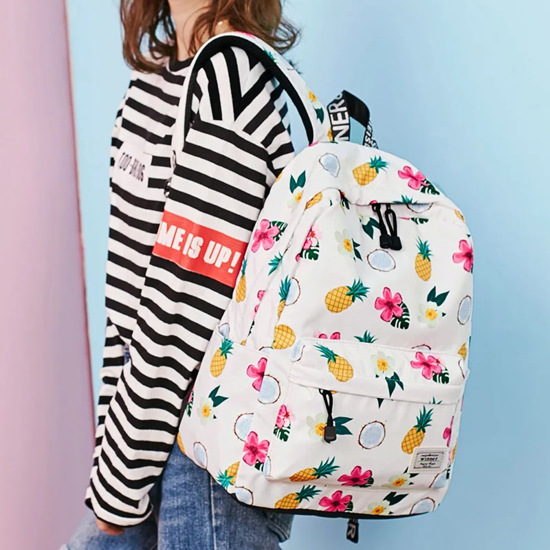 Школьный рюкзак для женщин 2019 женский девочек подростков вместительный холщовый