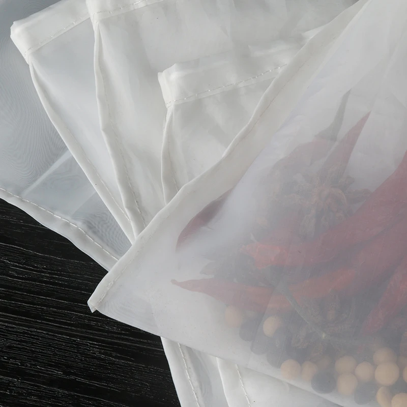 5 шт. многоразовые тонкой сетки нейлон орех молоко сыра ткань мешок холодного