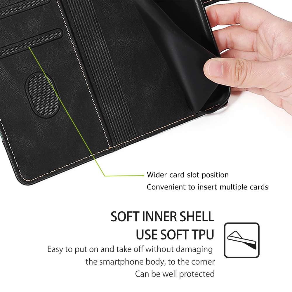 

Flip Case For ZTE Blade 20 Smart A3 A5 A7 2019 A7S 2020 A31 A51 A71 V9 V2020 Vita Wallet Case Axon 10 30 Pro 11 SE Ultra Cover