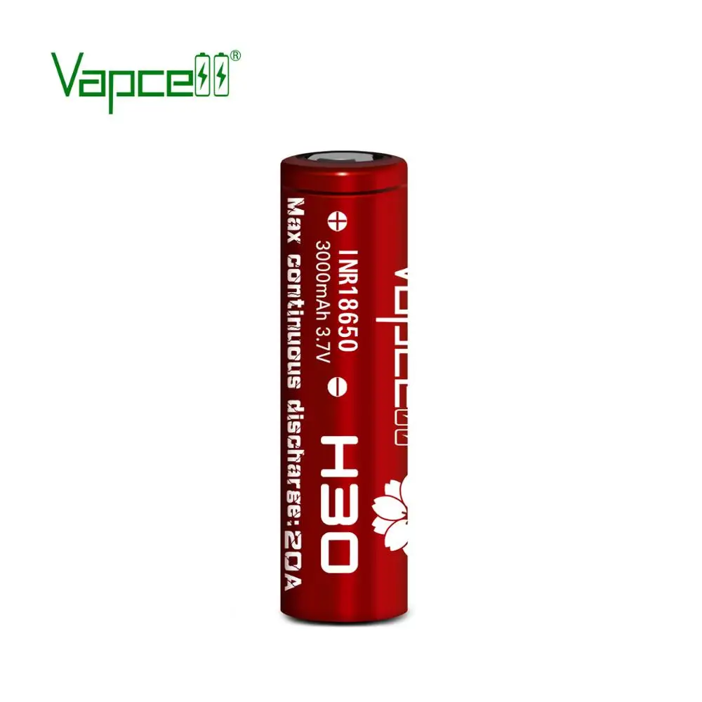 Бесплатная доставка Оригинальная батарея Vapcell H30 INR 18650 3000 мАч 20A Rewrap HG2L 3 7 в