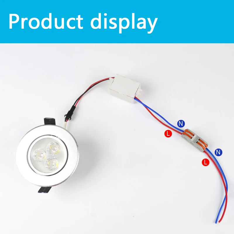 10-100 шт. светодиодные полосы света разъем универсальный компактный провод 2pin 3pin