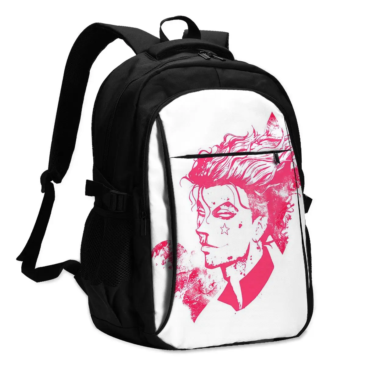 

Hisoka Backpacks Charging USB Camping Runner Backpack Pattern Sweet Bags