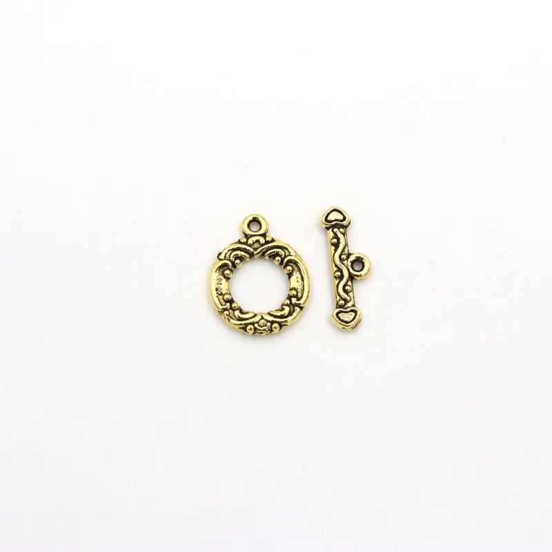 10 комплектов металлические застежки коннекторы для изготовления ювелирных