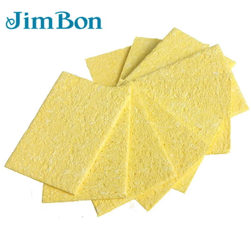 JimBon 100 шт. 50x35 мм припоя очищайте жало паяльника Сварка печатных плат для очистки